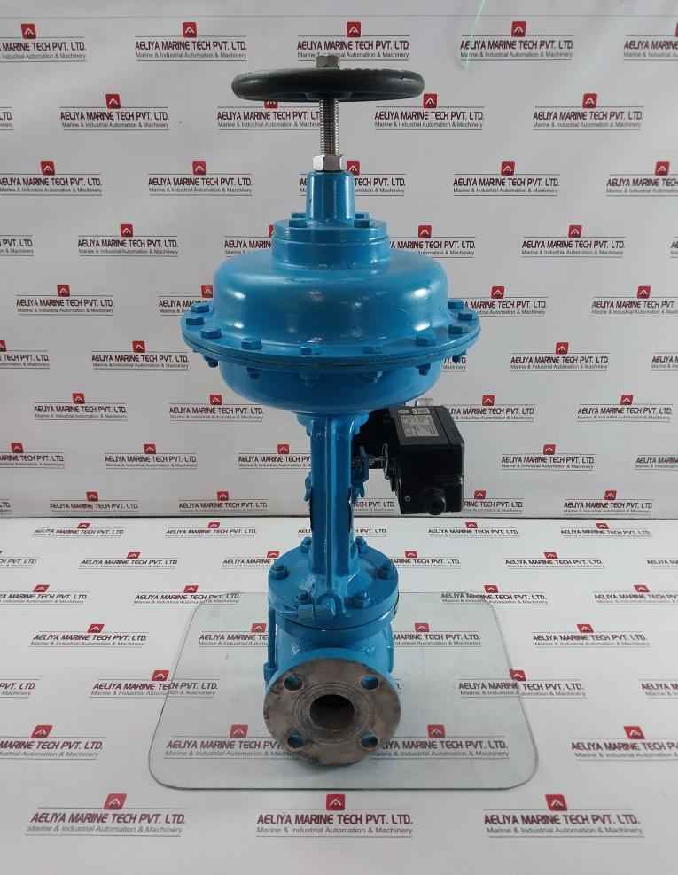 Mt.H Control Valves 2-way Pneumatic Control Valve W/ Smart Positioner Hnd-fln