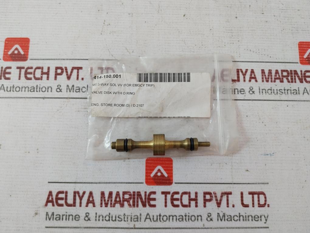 Mt 3-way Sol/Solenoid Vv Valve Disk With O Ring 414-150.001