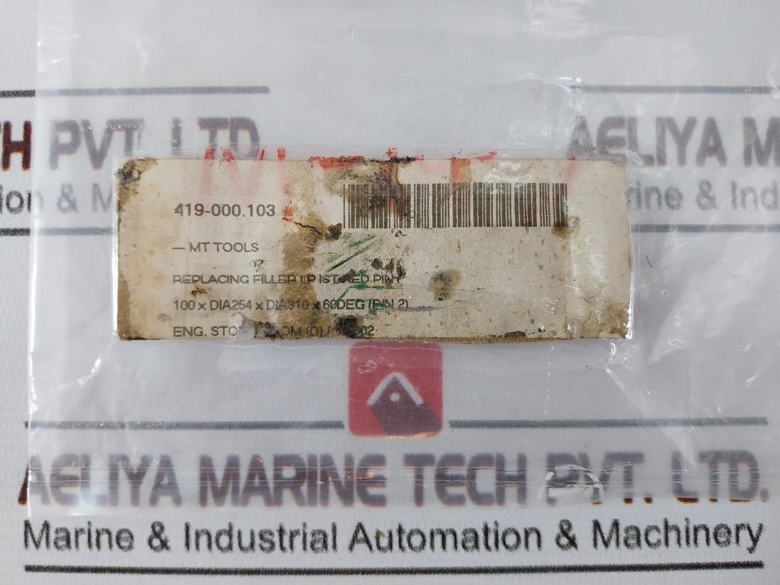 Mt Tools 100 X Dia254 X Dia310 X 60Deg Replacement Filler