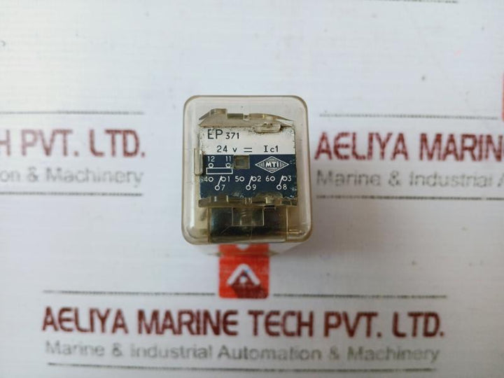 Mti Ep 371 Instantaneous Industrial Relay 24V