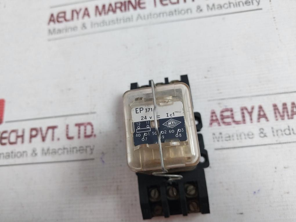 Mti Ep 371 Relay With Socket 24V Ic1