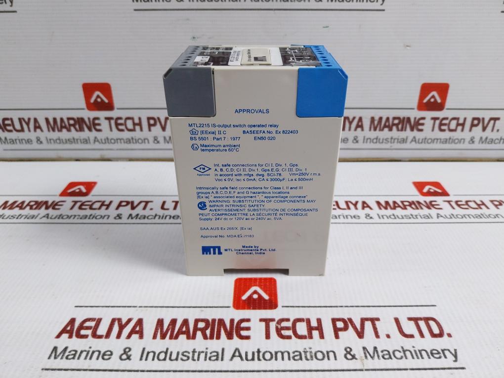 Mtl-2215 Is-output Switch Operated Relay Measurement Technology