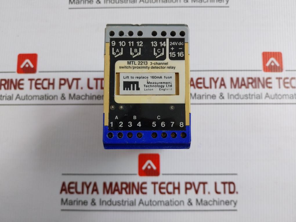 Mtl 2213 Proximity Detector Relay Measurement Technology 250V Dc