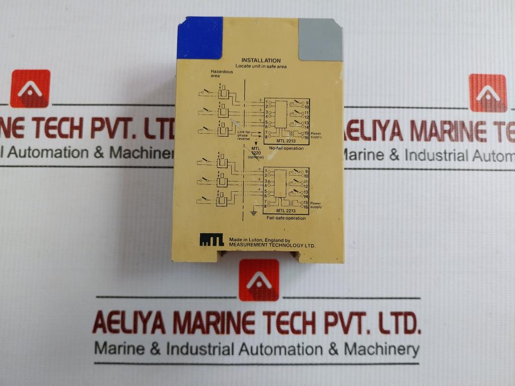 Mtl 2213 Proximity Detector Relay Measurement Technology 250V Dc