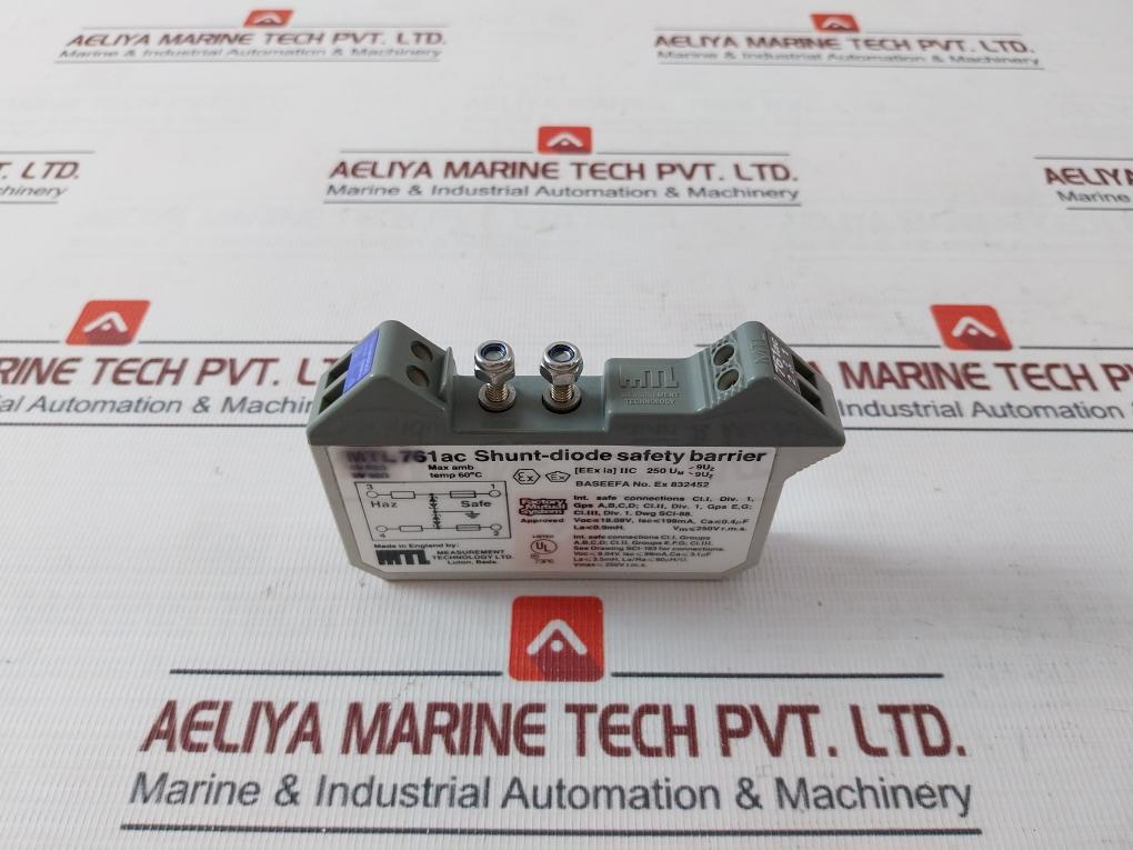 Mtl 761Ac Shunt-diode Safety Barrier Ex 832452 Vmax=250V
