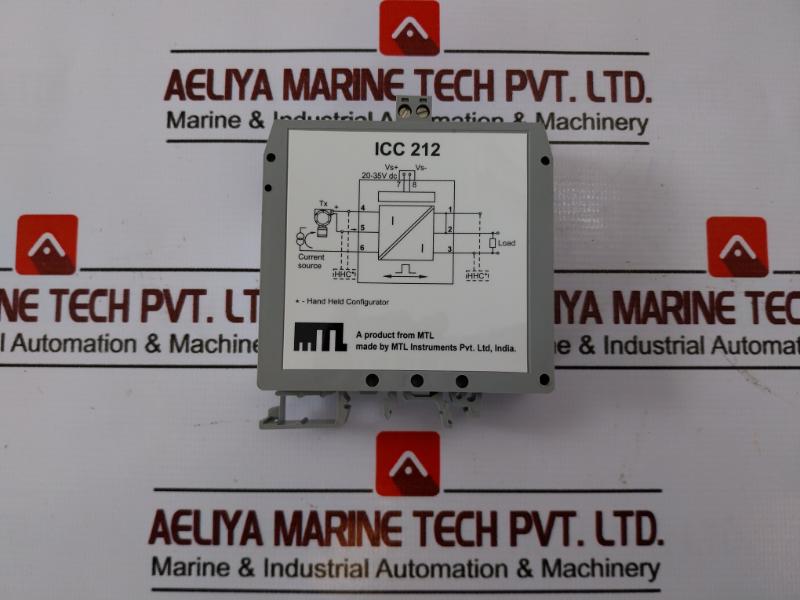 Mtl Instruments Icc 212 Repeater Power Supply/isolating Driver 20-35vdc