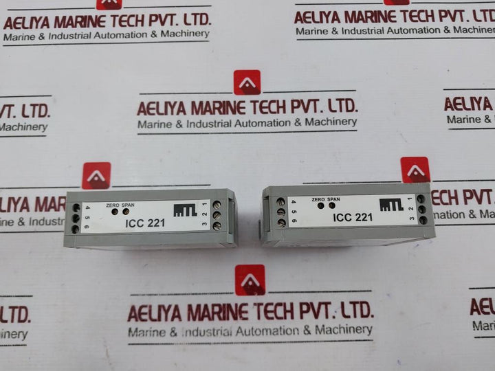 Mtl Instruments Icc 221 Temperature Converter 1-5 Vdc Icc221-k2-o1-d1