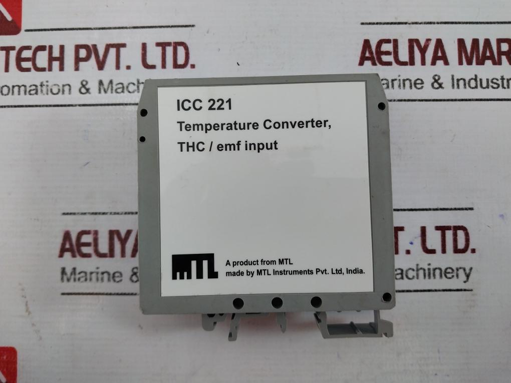 Mtl Instruments Icc 221 Temperature Converter 1-5 Vdc Icc221-k2-o1-d1