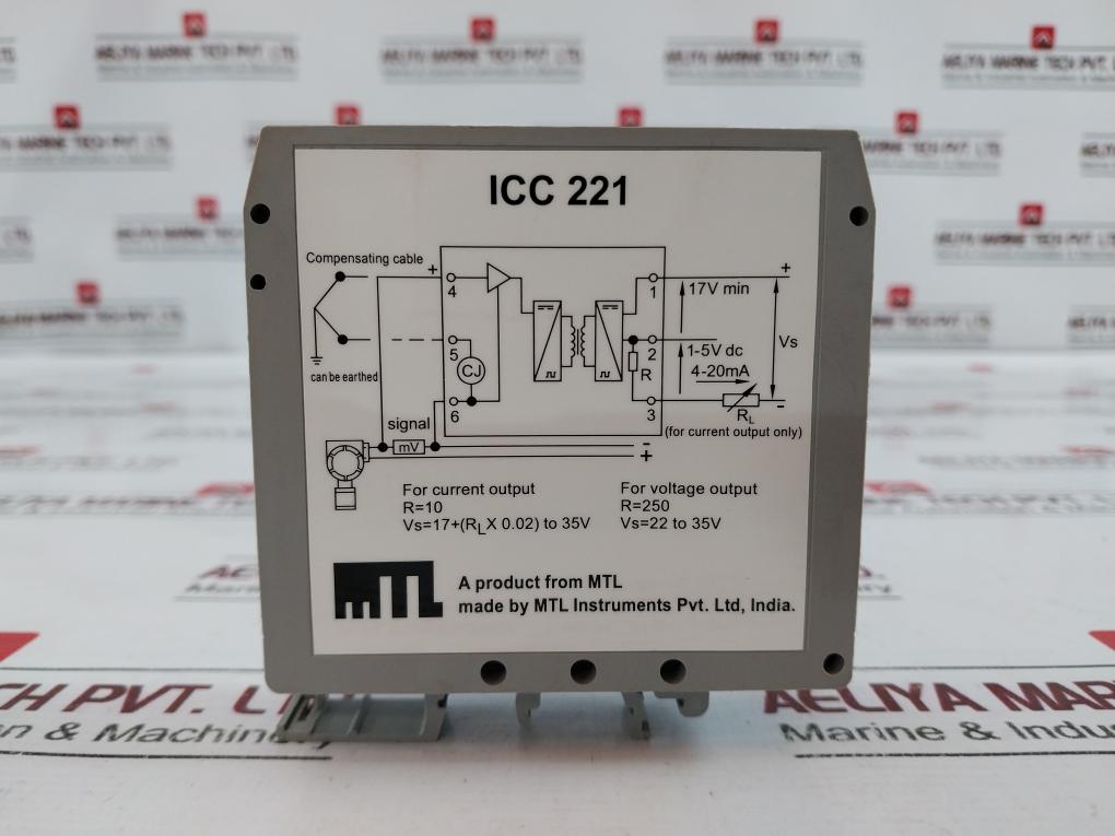 Mtl Instruments Icc 221 Temperature Converter Icc221-k3-01-d1, 22 To 35V