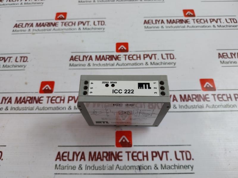 Mtl Instruments Icc222-r5-01 Temperature Converter Rtd Input 4 To 20 Ma