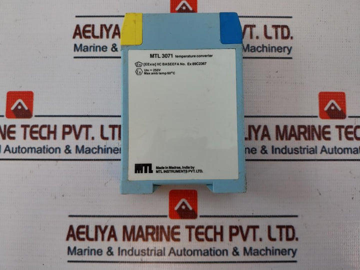 Mtl Instruments Mtl3071 Temperature Converter Mtl 3000 Series 50Ma