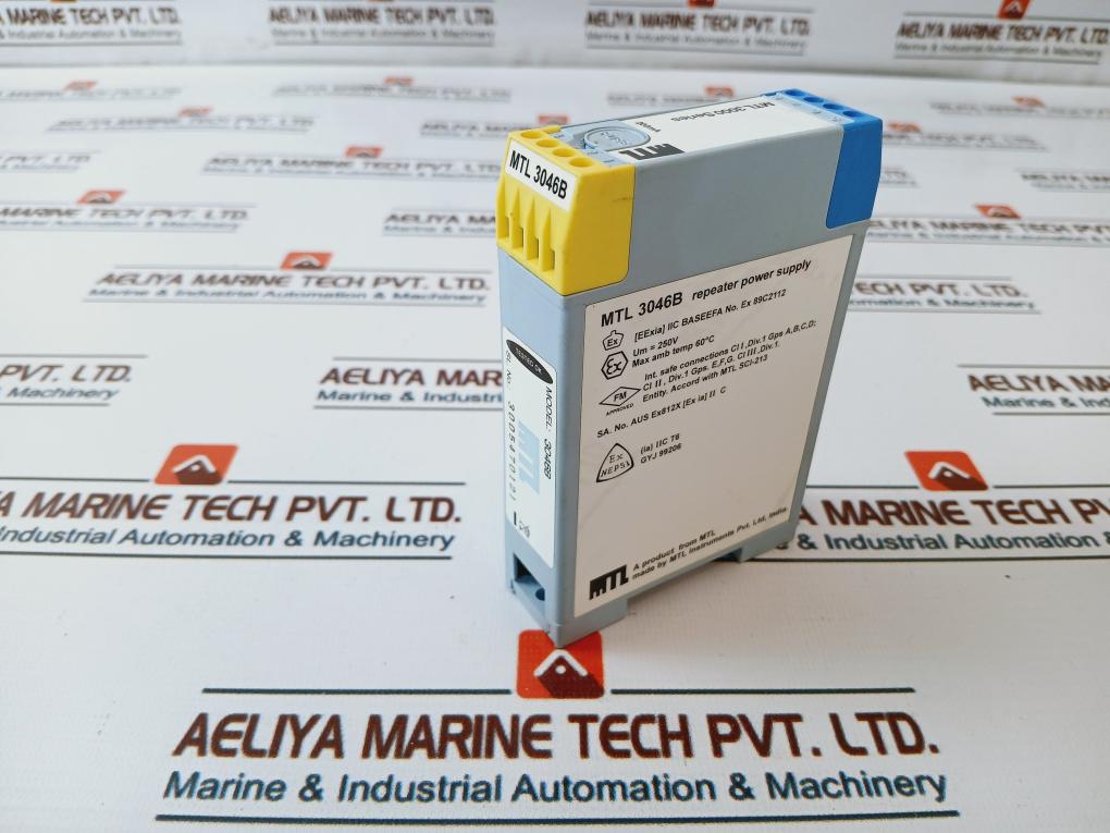 Mtl Instruments Mtl3046B Repeater Power Supply 3046B