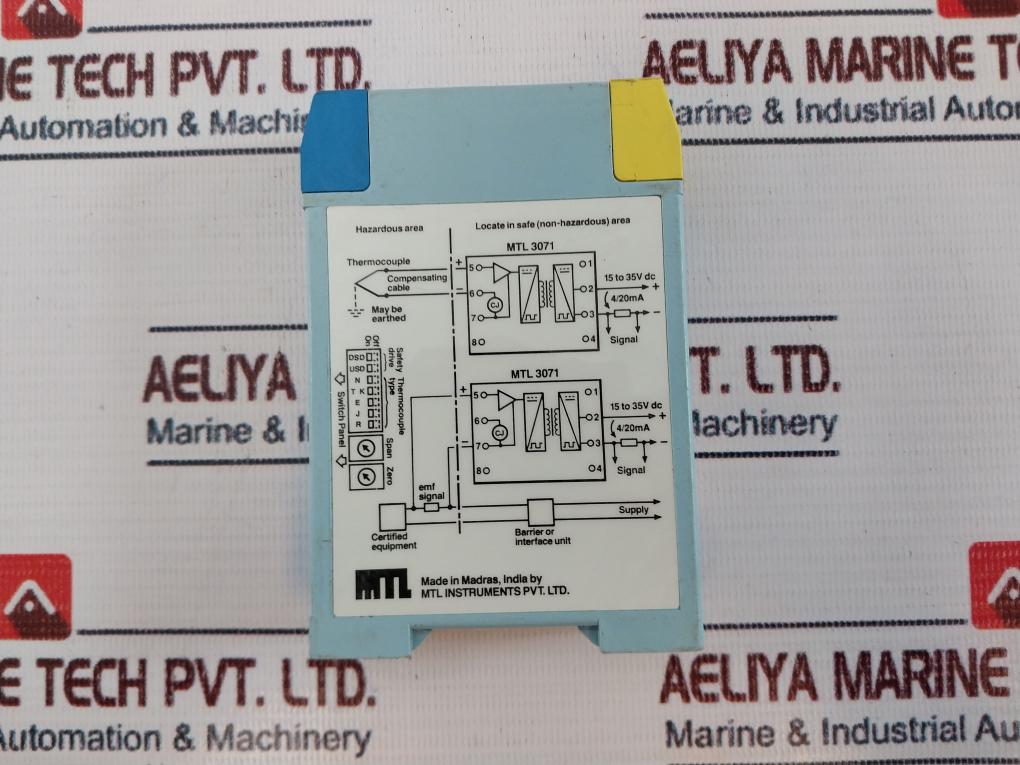 Mtl Instruments Mtl 3071 Series Temperature Converter