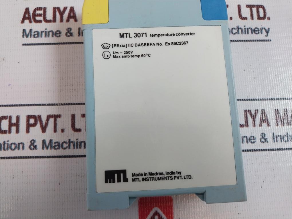 Mtl Instruments Mtl 3071 Temperature Converter 3071, 250V