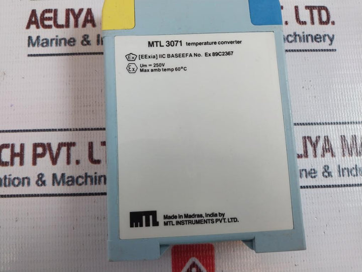 Mtl Instruments Mtl 3071 Temperature Converter 3071, 250V