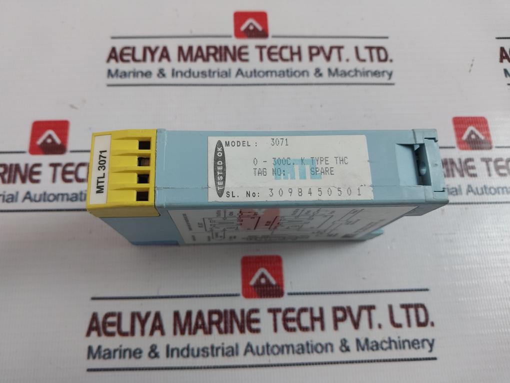 Mtl Instruments Mtl3071 Temperature Converter Ex 89C2367, 15 To 35Vdc