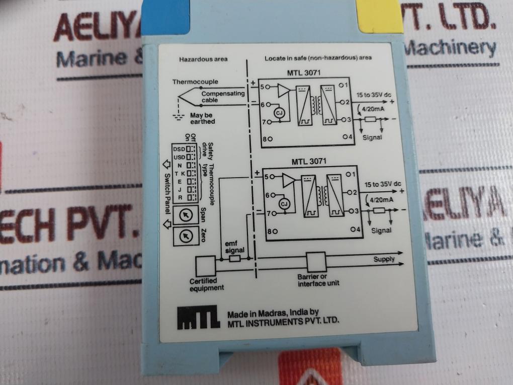 Mtl Instruments Mtl 3071 Temperature Converter Mtl 3000