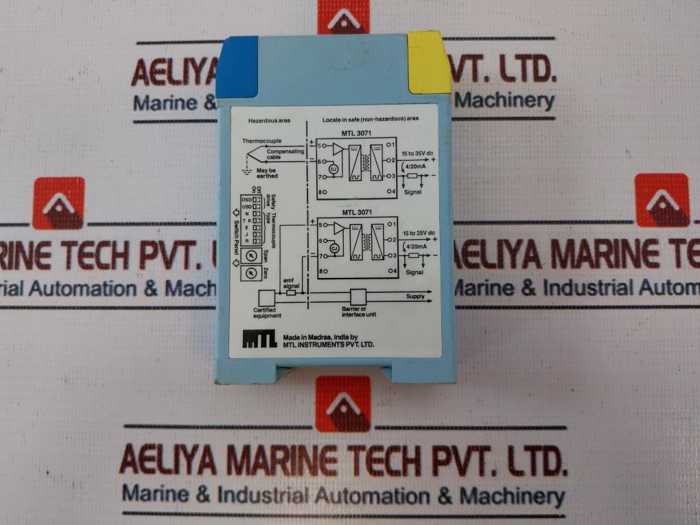 Mtl Instruments MTL3071 Temperature Converter Mtl 3000 Series