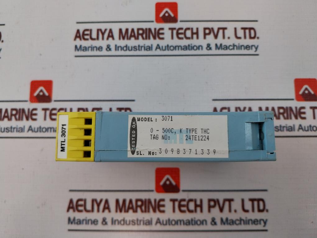 Mtl Instruments MTL 3071 Temperature Converter Mtl 3000 Series 250V