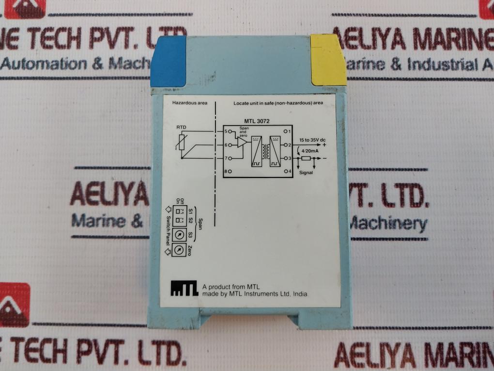 Mtl Instruments Mtl 3072 Mtl3000 Series Temperature Converter