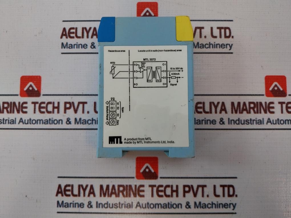 Mtl Instruments MTL 3072 Temperature Converter 50Ma