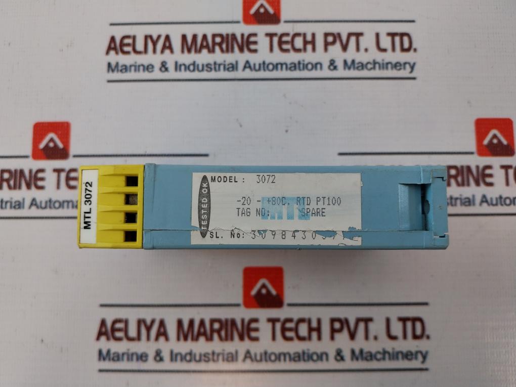 Mtl Instruments MTL 3072 Temperature Converter 50Ma