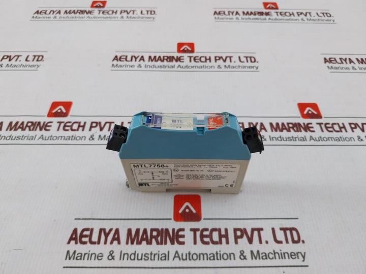 Mtl Instruments Mtl 7758+ Shunt-diode Safety Barrier (-20?C Ta +60?C) 250V