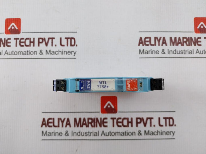 Mtl Instruments Mtl 7758+ Shunt-diode Safety Barrier (-20?C Ta +60?C) 250V