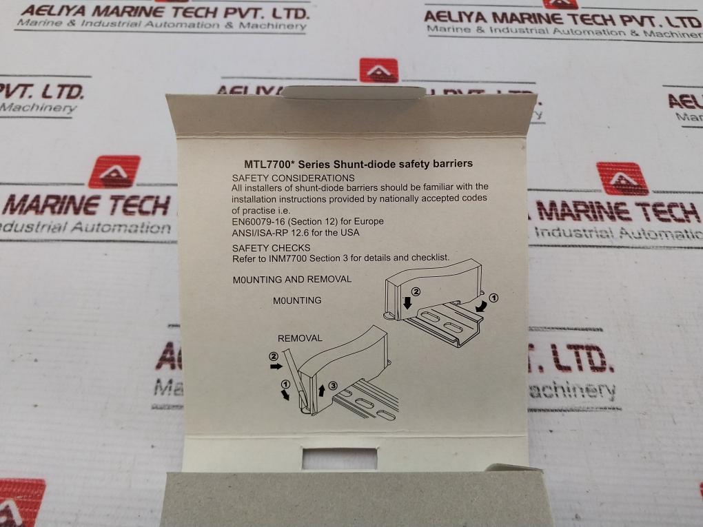 Mtl Instruments Mtl7787+ Shunt- Diode Safety Barrier