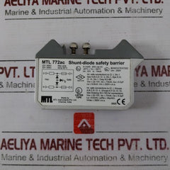 MTL Measurement Technology 772AC Shunt-Diode Safety Barrier 22V 300Ω Temp 60°C