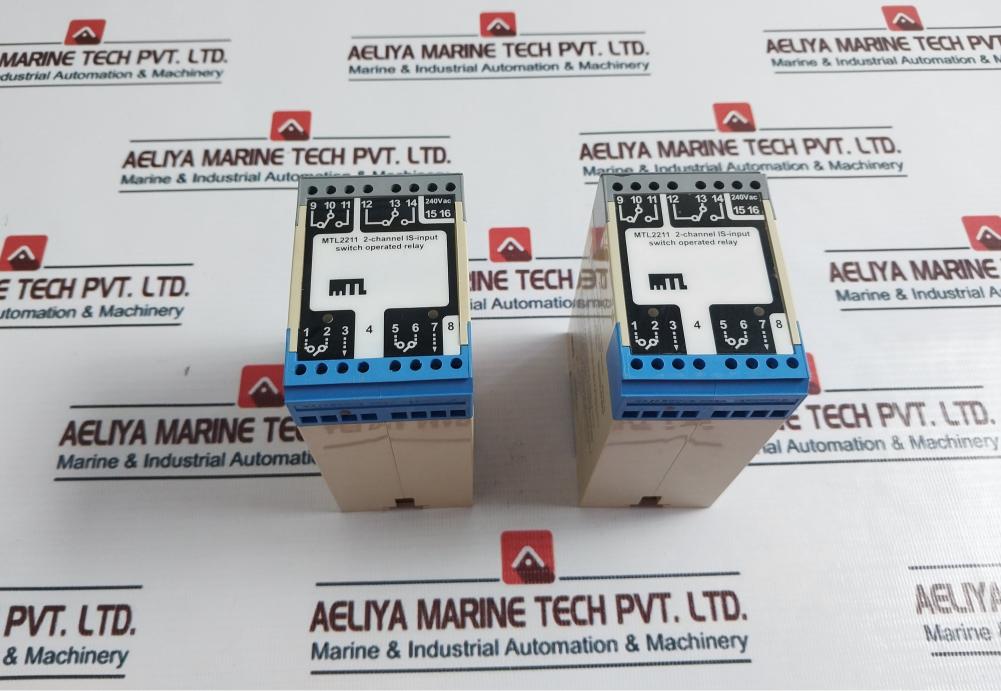 Mtl Mtl2211 2-channel Is-input Switch Operated Relay