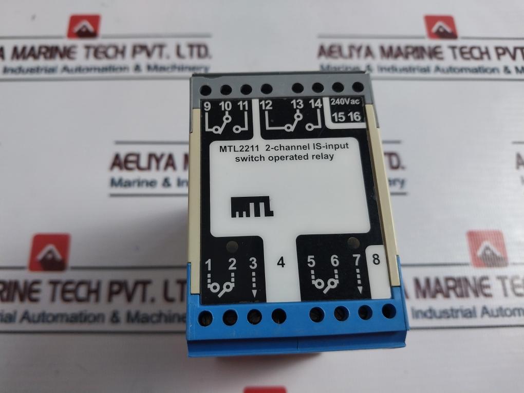 Mtl Mtl2211 2-channel Is-input Switch Operated Relay