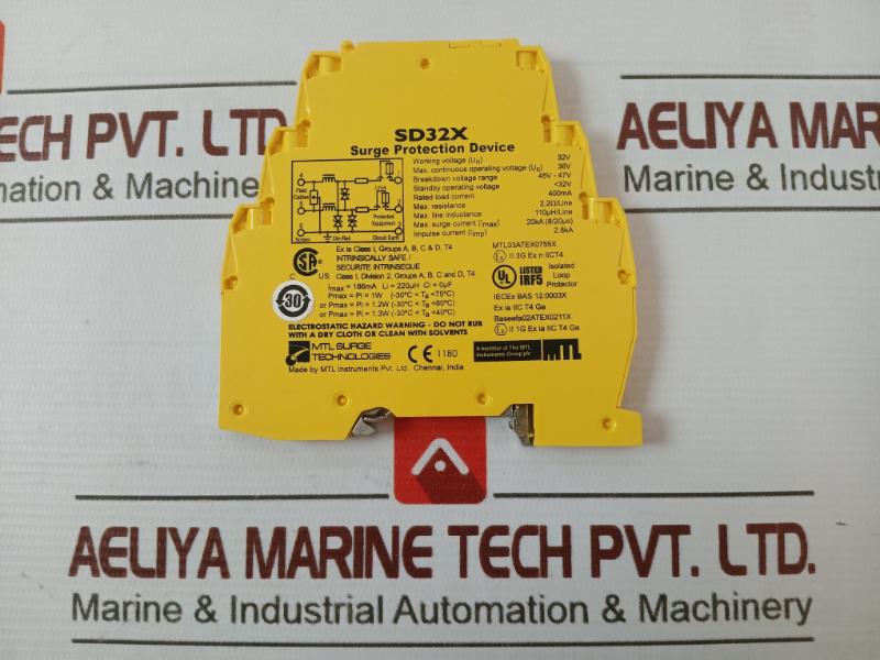 Mtl Sd32X Surge Protection For Data & Signal Applications Baseefa02Atex0211X&nbsp;