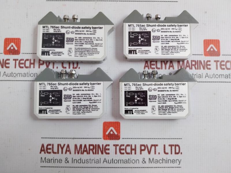 Mtl Shunt Diode Safety Barrier 765Ac 15V 100Ω