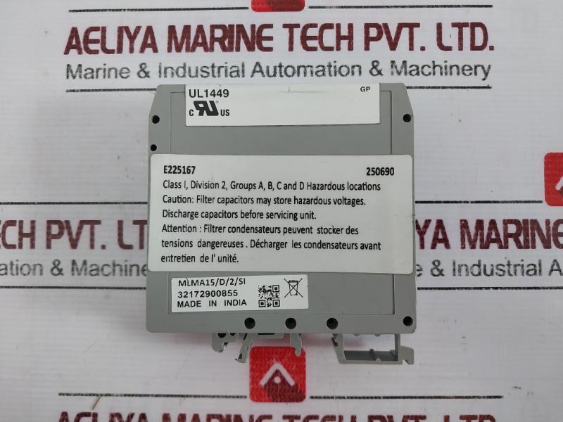 Mtl Surge Tech Ma15/d/2/si Surge Suppressor Module 240v 50hz 10a, 4ca E315539