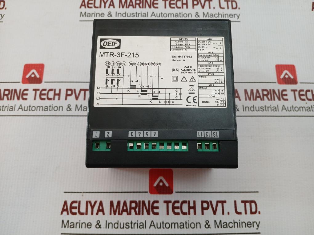Mtr-3F-215 Multi-transducer 500 V 5A 25 Hz Deif