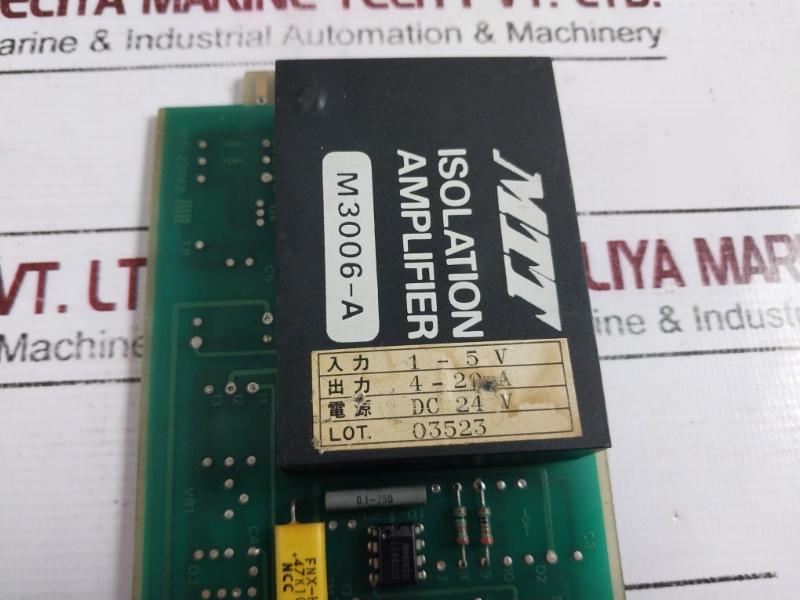 Mtt M3006-a Isolation Amplifier Pcb Ms-2304b