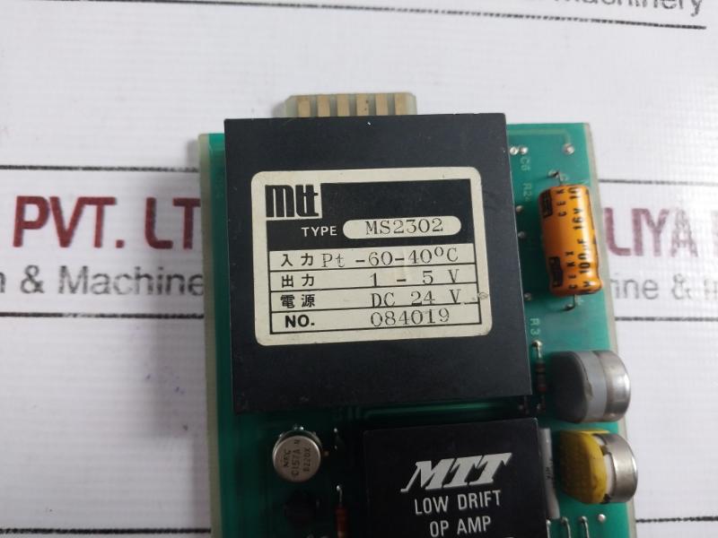 Mtt Ms2302 Isolation Amplifier Printed Circuit Board