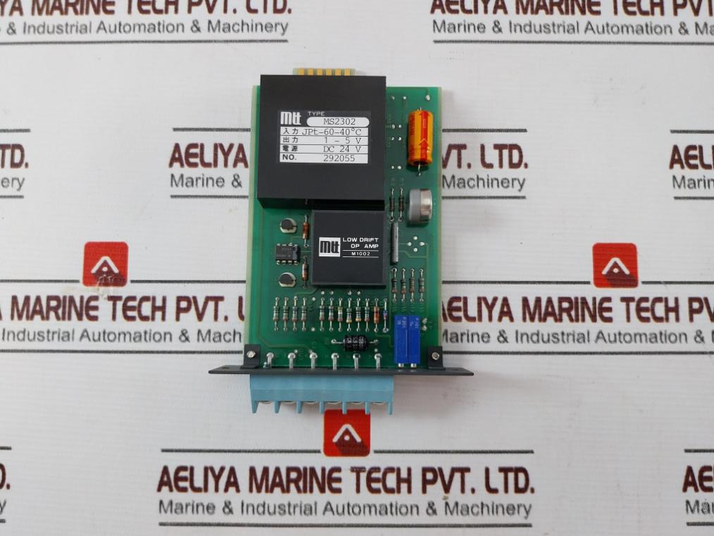 Mtt Ms2302 Rtd Temperature Transmitter Input Jpt-60-40C Ms-2302A