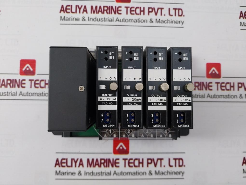Mtt Ms2804 Power Supply Unit For Rack Module 1-5V 4-20Ma Dc 24V