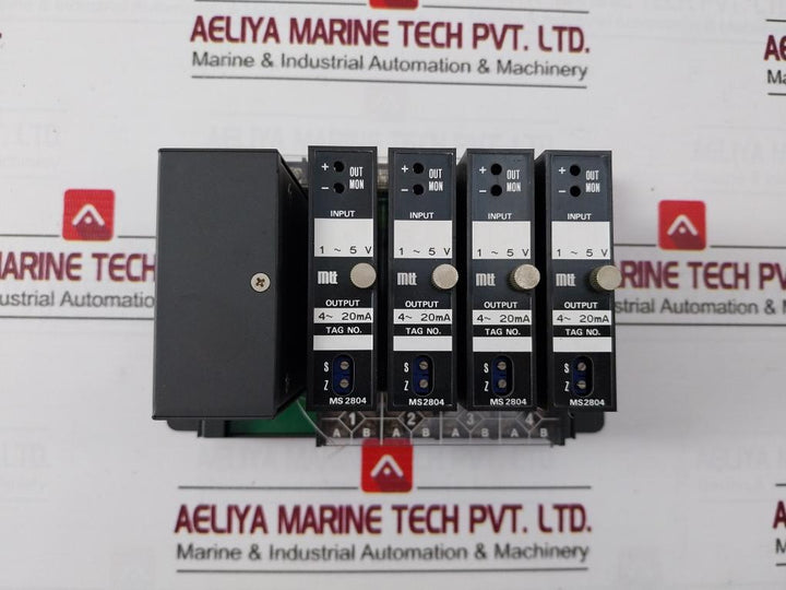 Mtt Ms2804 Power Supply Unit For Rack Module 1-5V 4-20Ma Dc 24V