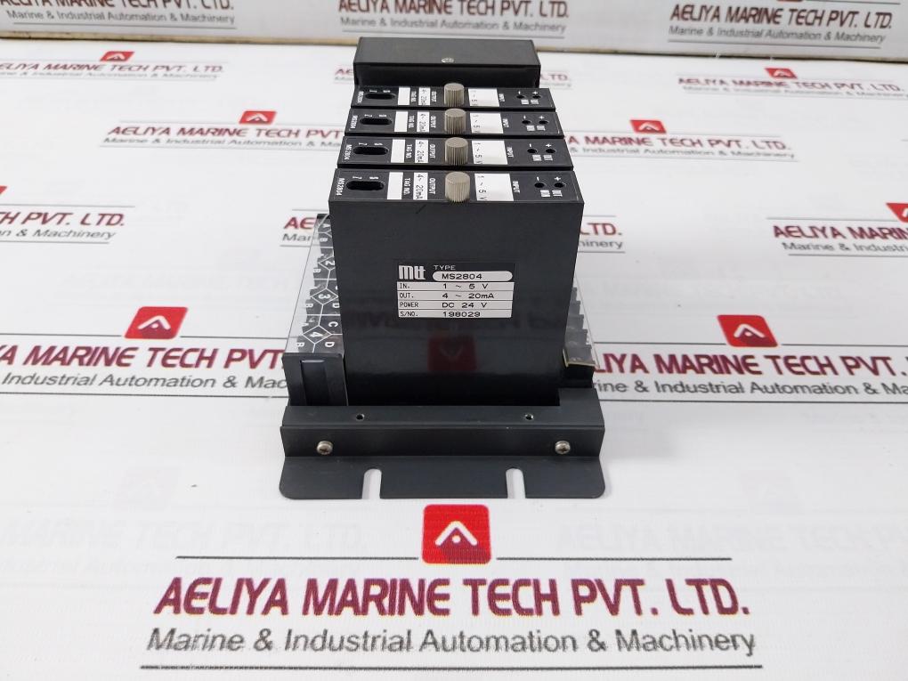 Mtt Ms2804 Power Supply Unit For Rack Module 1-5V 4-20Ma Dc 24V