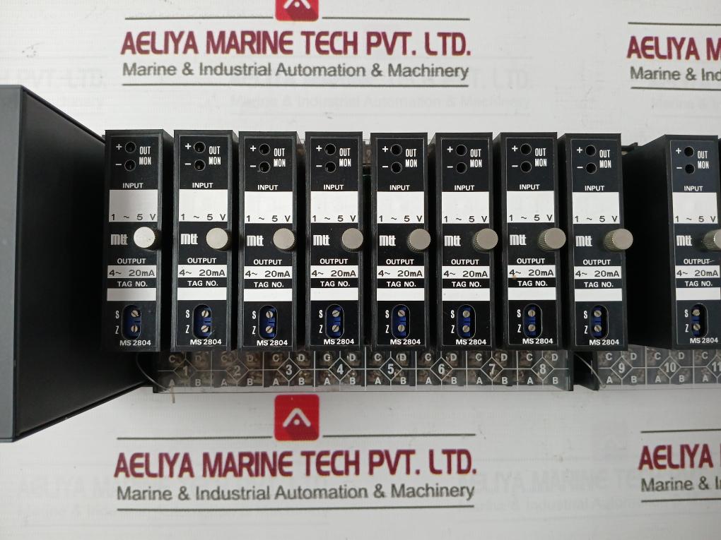 Mtt Ms2804 R/I Converter Rack Module Rev A 4–20 Ma Dc 24V