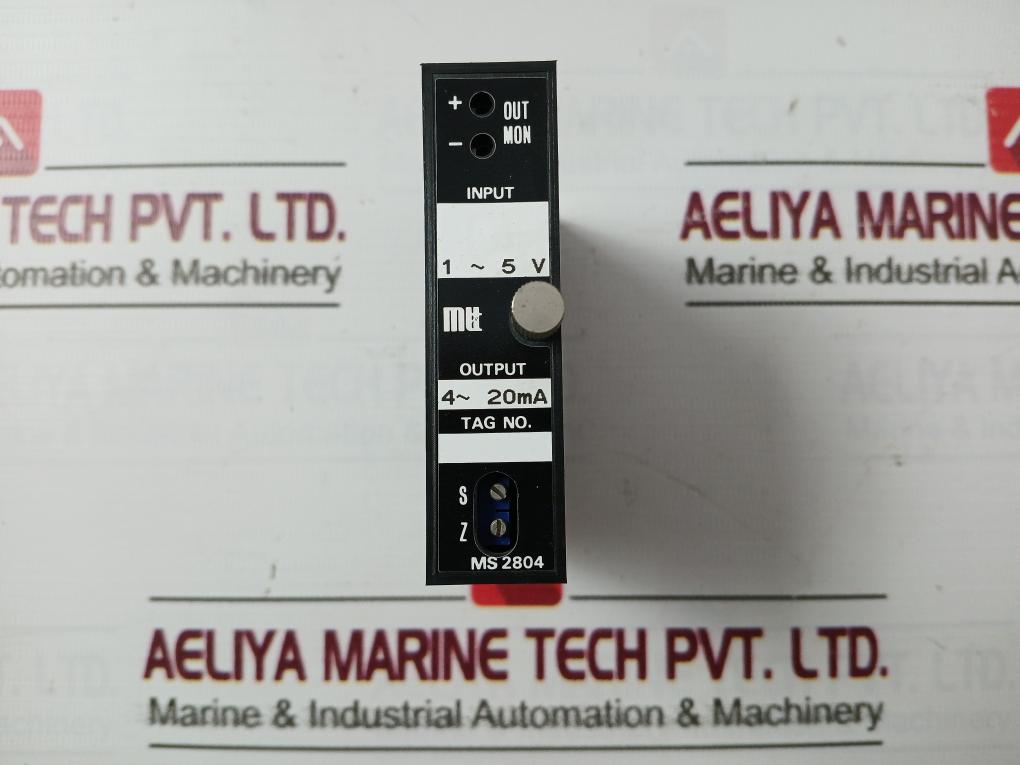 Mtt Ms2804 R/I Converter Rack Module Rev A 4–20 Ma Dc 24V
