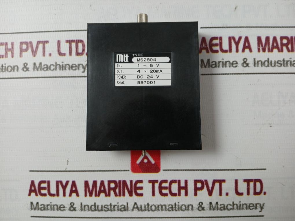 Mtt Ms2804 R/I Converter Rack Module Rev A 4–20 Ma Dc 24V