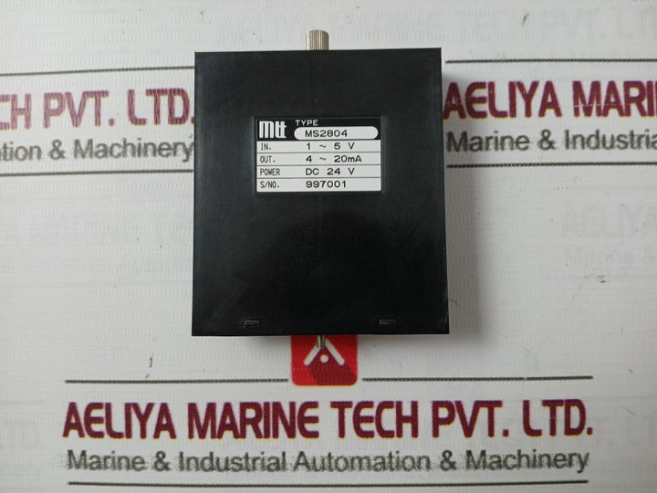 Mtt Ms2804 R/I Converter Rack Module Rev A 4–20 Ma Dc 24V