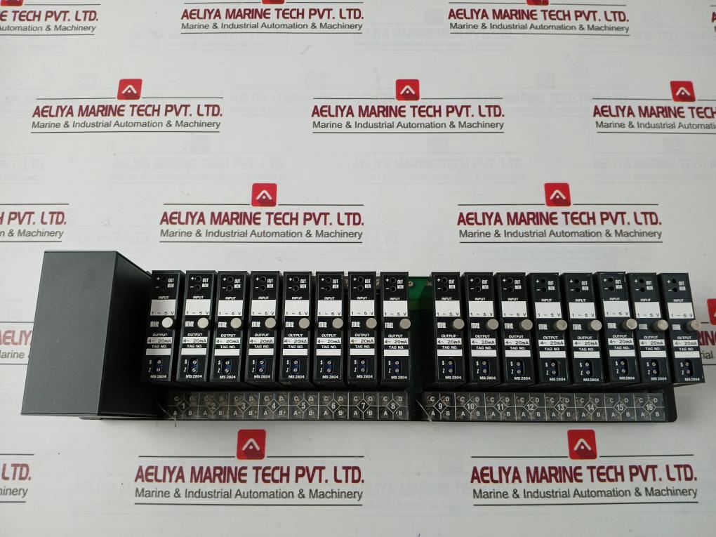Mtt Ms2804 R/I Converter Rack Module Rev A 4–20 Ma Dc 24V