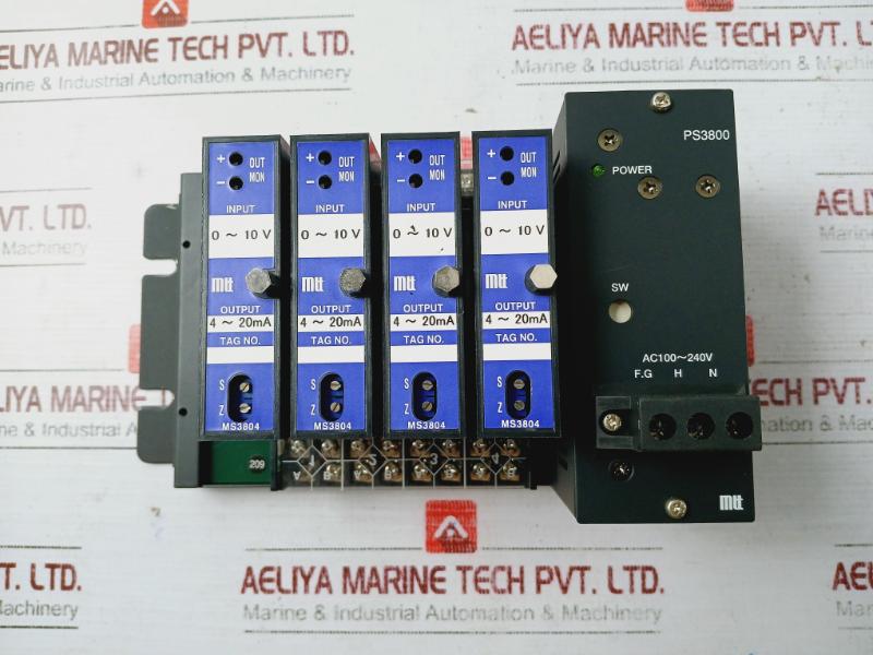 Mtt Ps3800 P Supply Insulated Signal/analog Output Ms3843