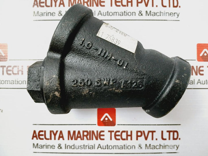 Mueller 10k11 Steam Y Typ Strainer 250 Psi 20 Mesh 1