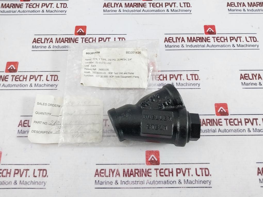 Mueller 75-11M-01 BOP Tests Equipment 2600-1100